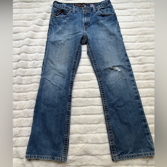 Ariat Other - Ariat Blue Distressed Straight Jeans Classic Style